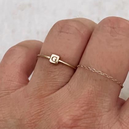 Signet Ring, 9k Gold, 18k Gold, Custom Ring,..