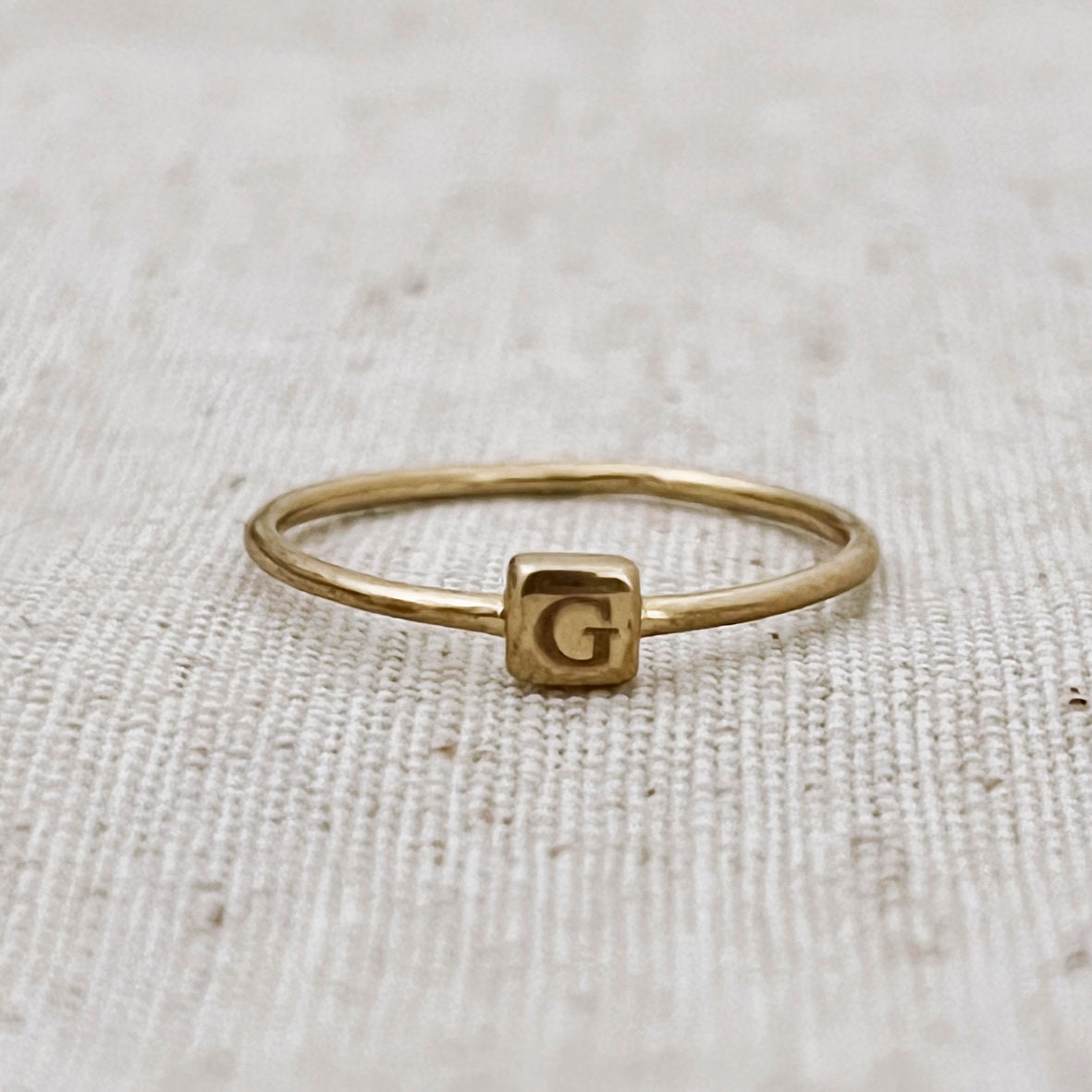 Signet Ring, 9k Gold, 18k Gold, Custom Ring, Engraving Ring, Custom Signet Ring